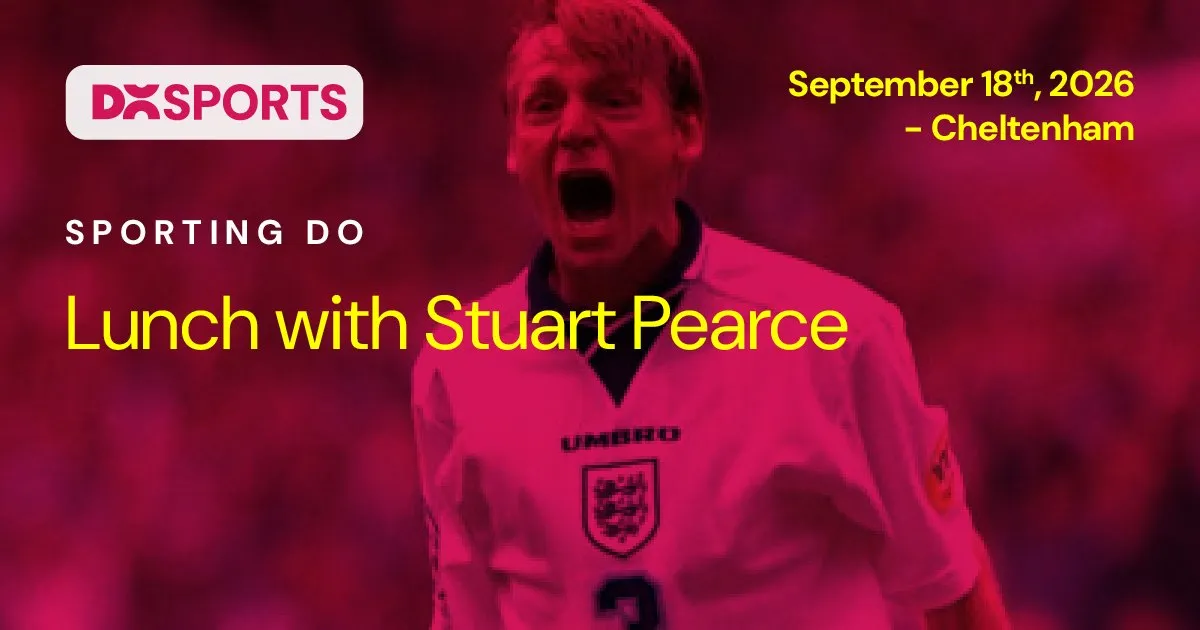 Do Lunch with Stuart Pearce. Sporting Do, 18th September, 2026, Cheltenham.