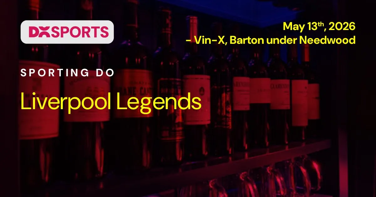 Fine Wine and Light Lunch with Liverpool Football Legends. Sporting Do, 13th May, 2026, Vin-X, Barton under Needwood.