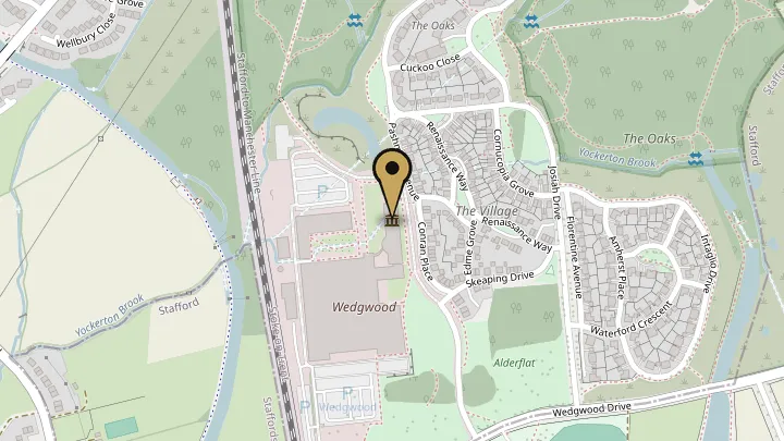 Map of Lunar, World of Wedgwood, Barlaston, Stoke-on-Trent