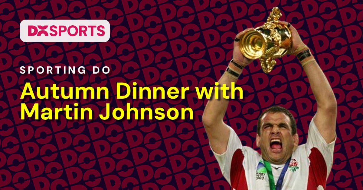 Martin Johnson Autumn Dinner card